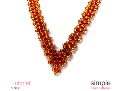V-Neck Beading Pattern