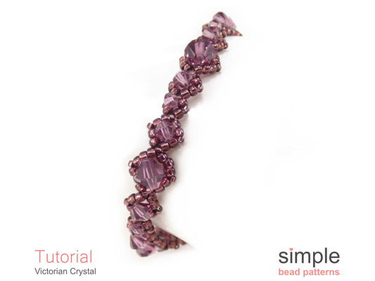 Victorian Crystal Bracelet Beading Pattern