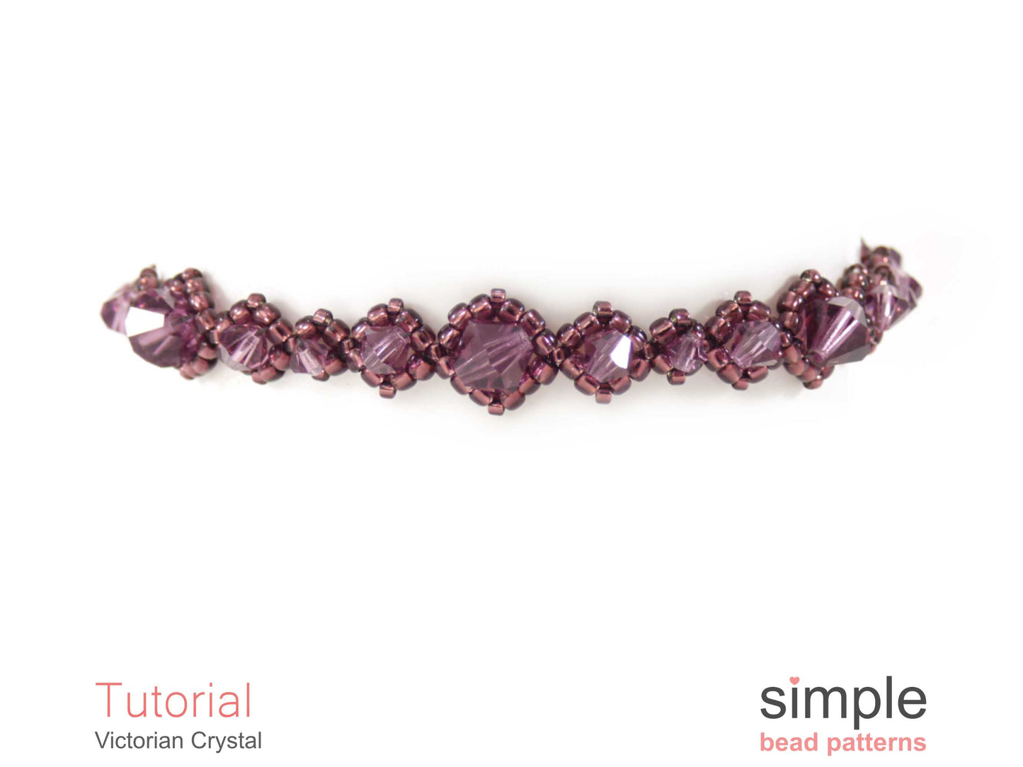 Victorian Crystal Bracelet Beading Pattern