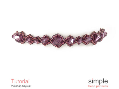 Victorian Crystal Bracelet Beading Pattern