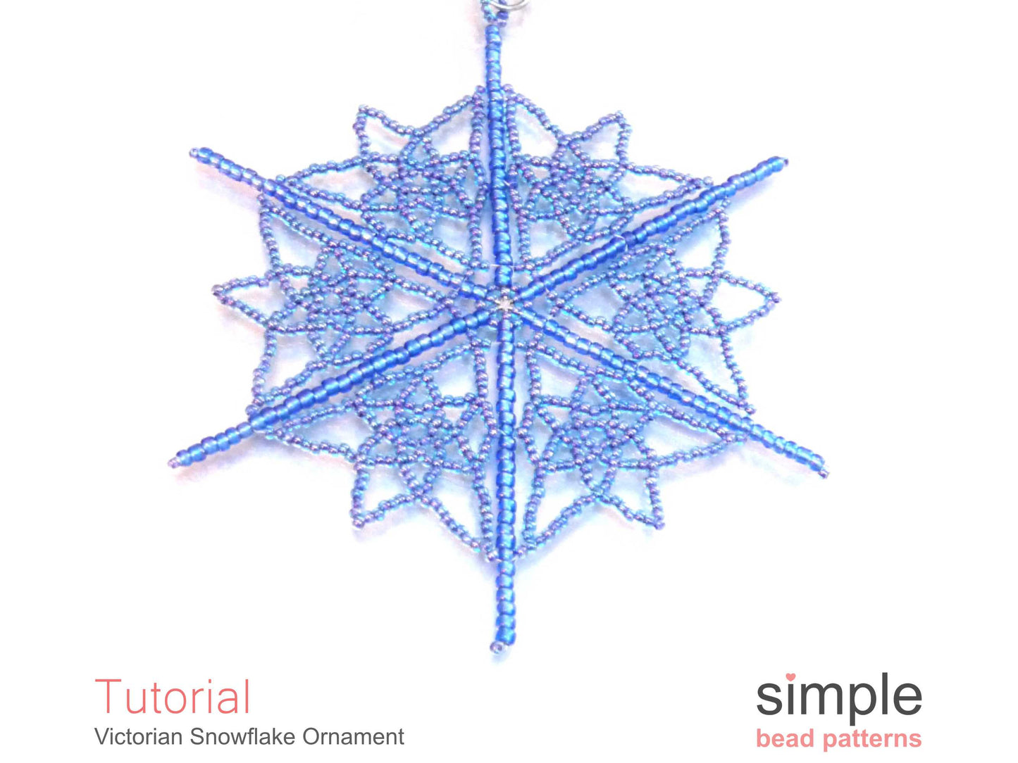 Victorian Snowflake Ornament Beading Pattern