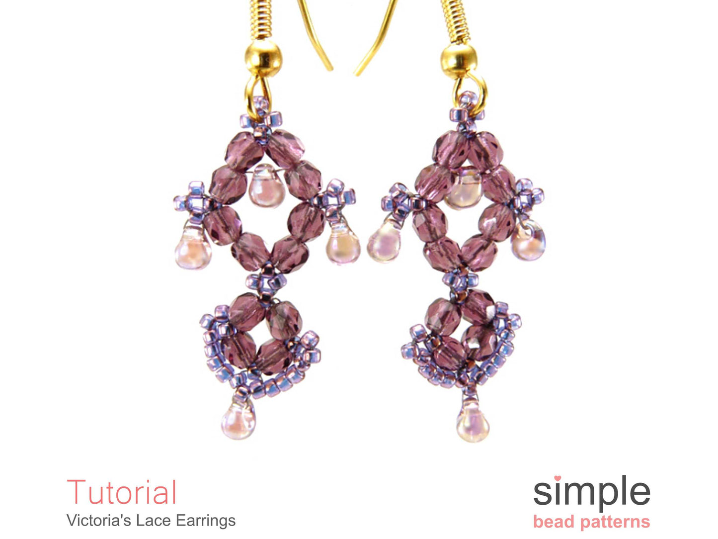 Victoria's Lace Earrings Beading Pattern