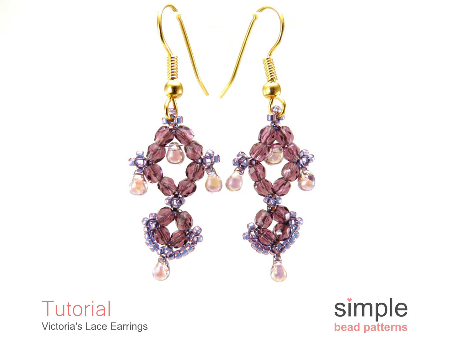 Victoria's Lace Earrings Beading Pattern