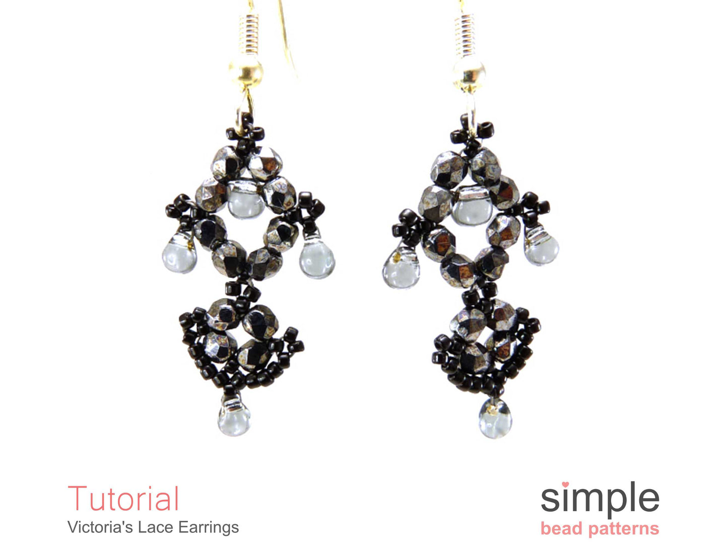Victoria's Lace Earrings Beading Pattern