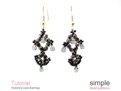 Victoria's Lace Earrings Beading Pattern