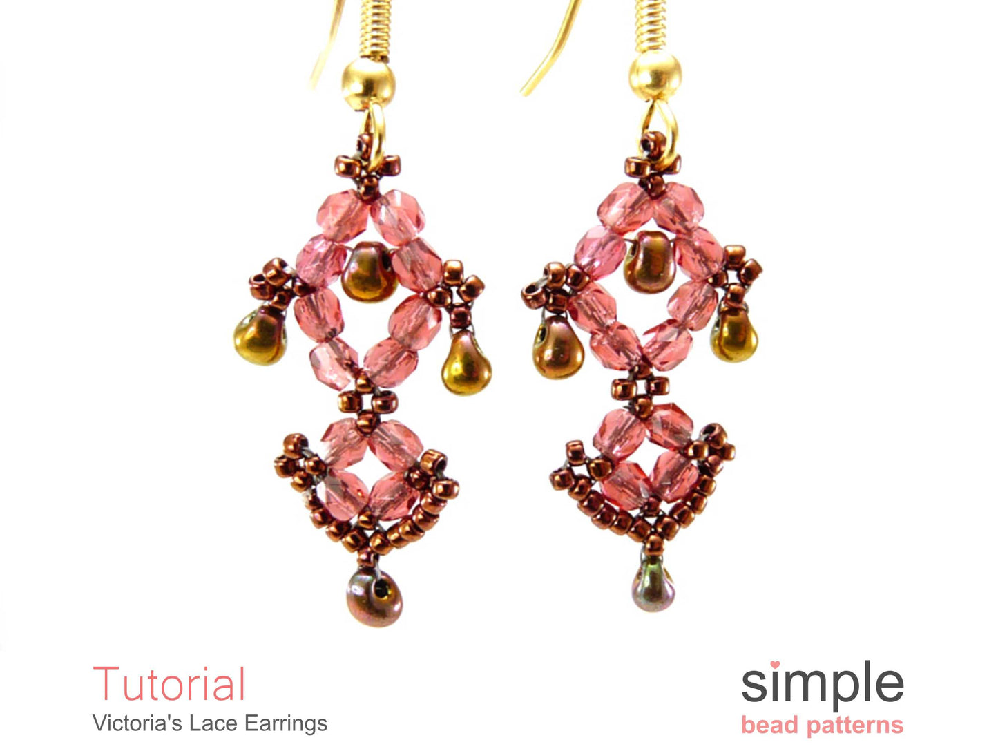 Victoria's Lace Earrings Beading Pattern