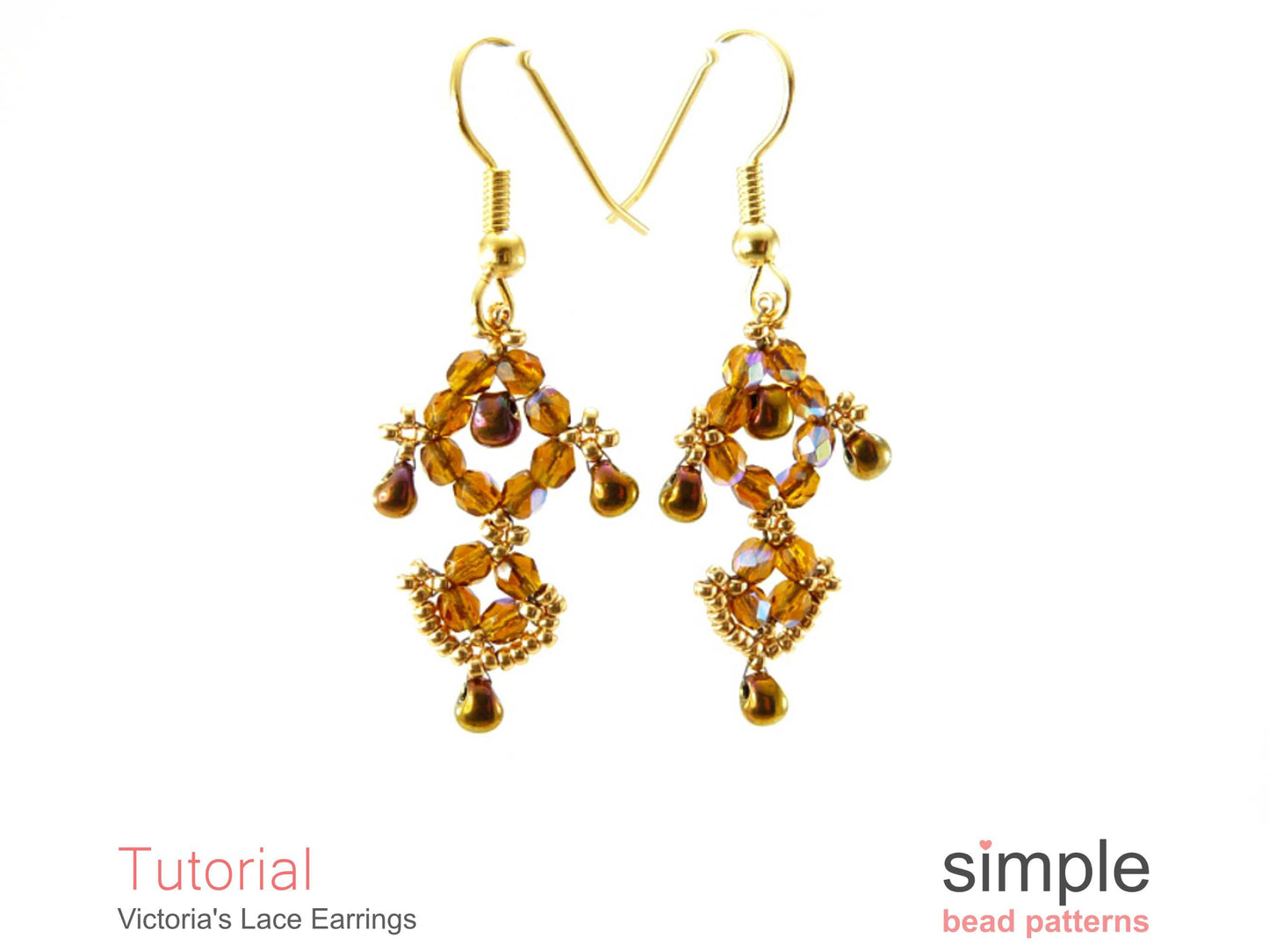 Victoria's Lace Earrings Beading Pattern