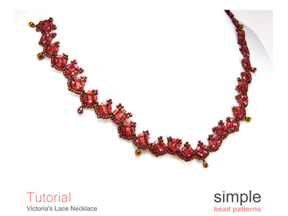 Victoria's Lace Necklace Beading Pattern