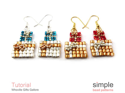 Whoville Gifts Galore Earrings & Necklace Beading Pattern