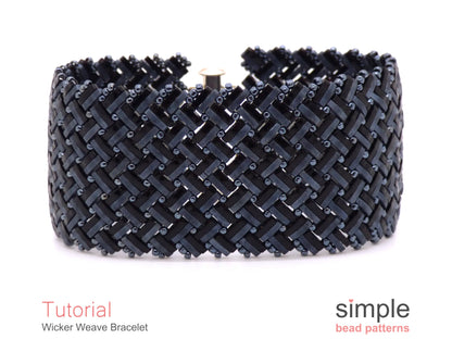 Wicker Weave Bracelet Beading Pattern