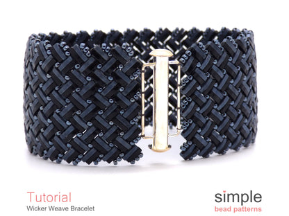 Wicker Weave Bracelet Beading Pattern