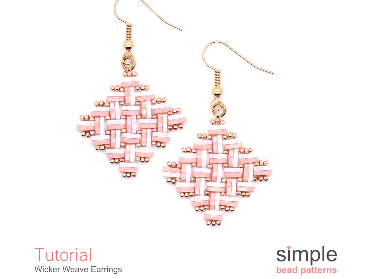 Wicker Weave Earrings Beading Pattern