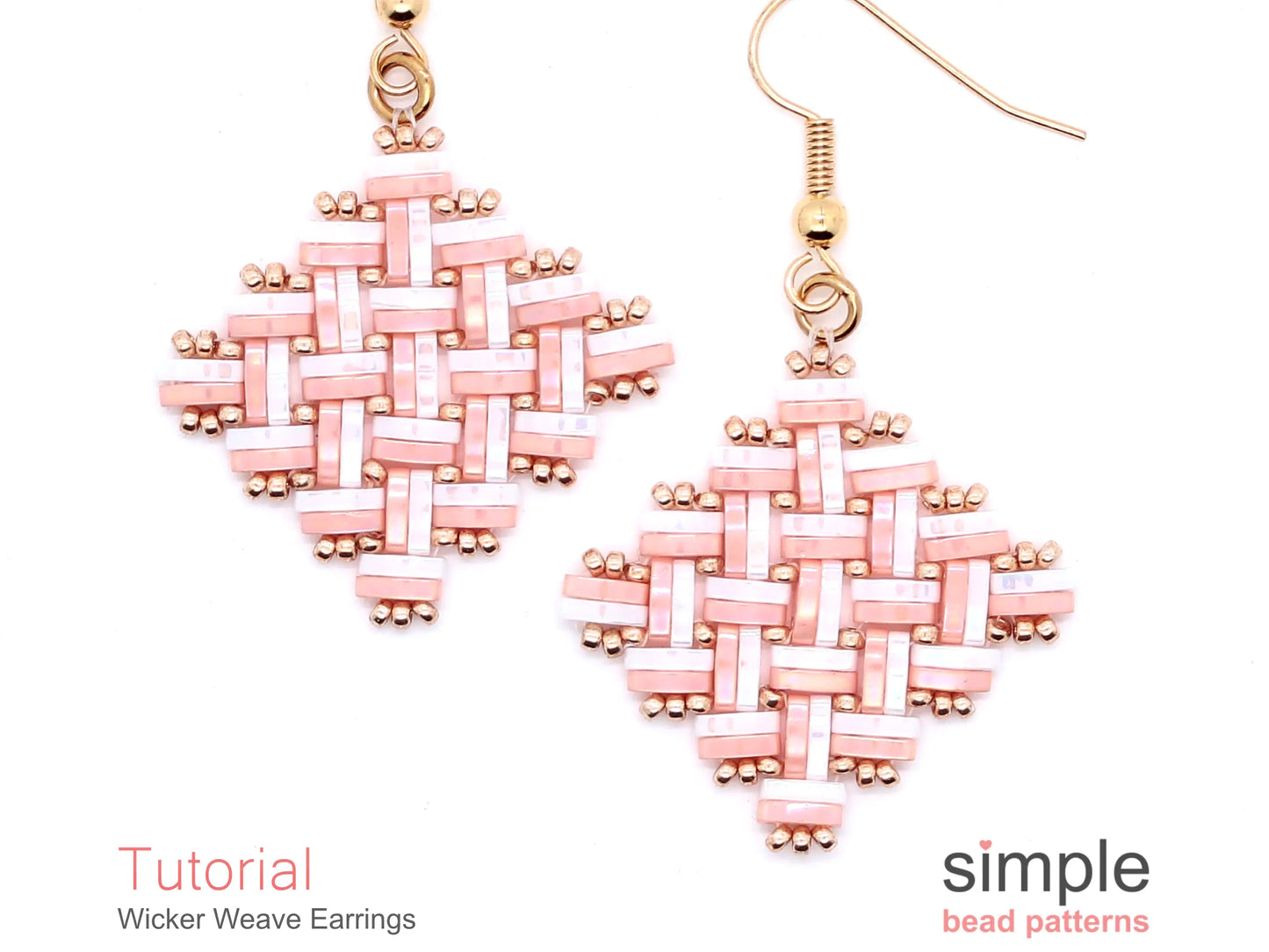 Wicker Weave Earrings Beading Pattern