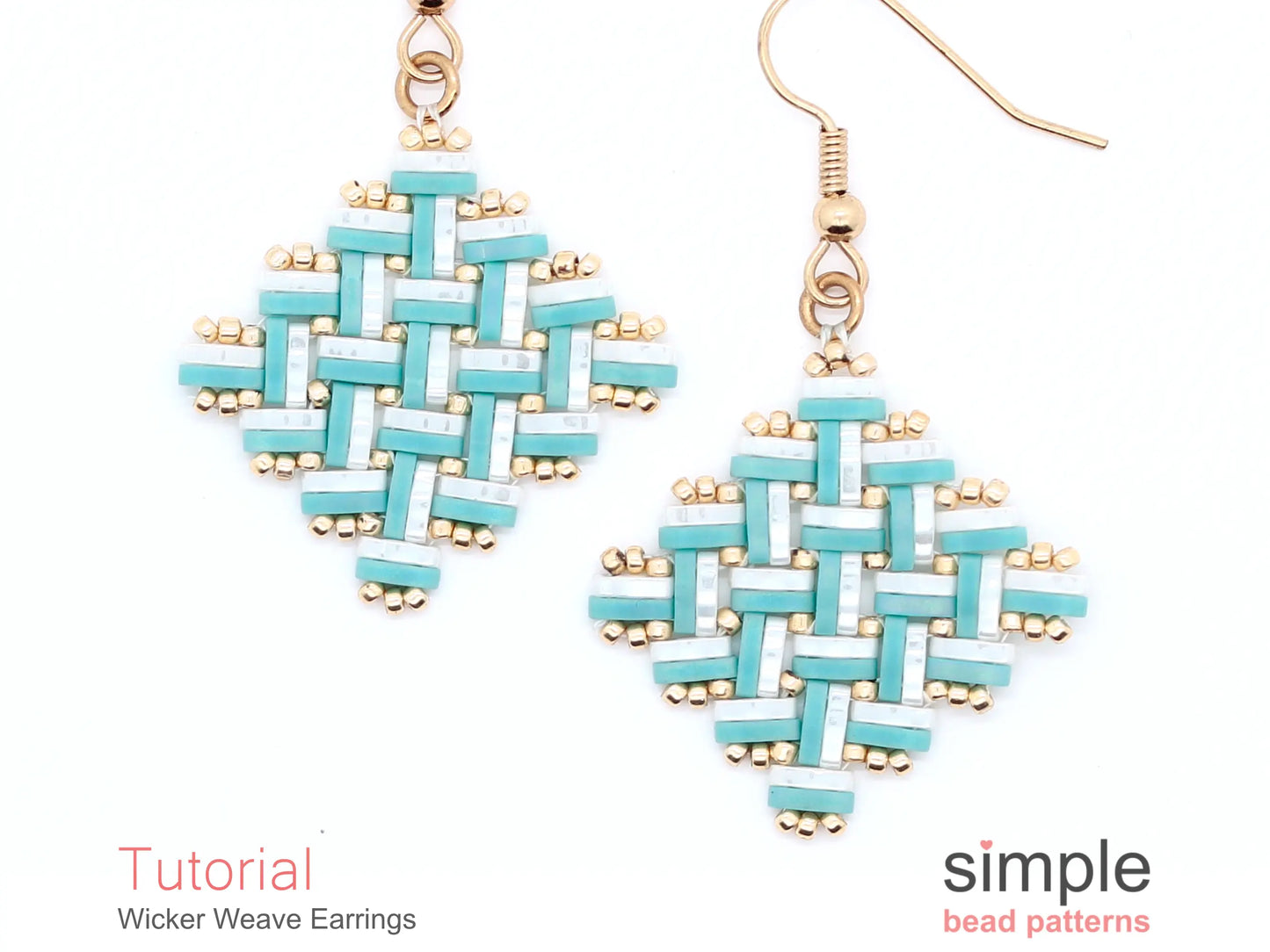Wicker Weave Earrings Beading Pattern