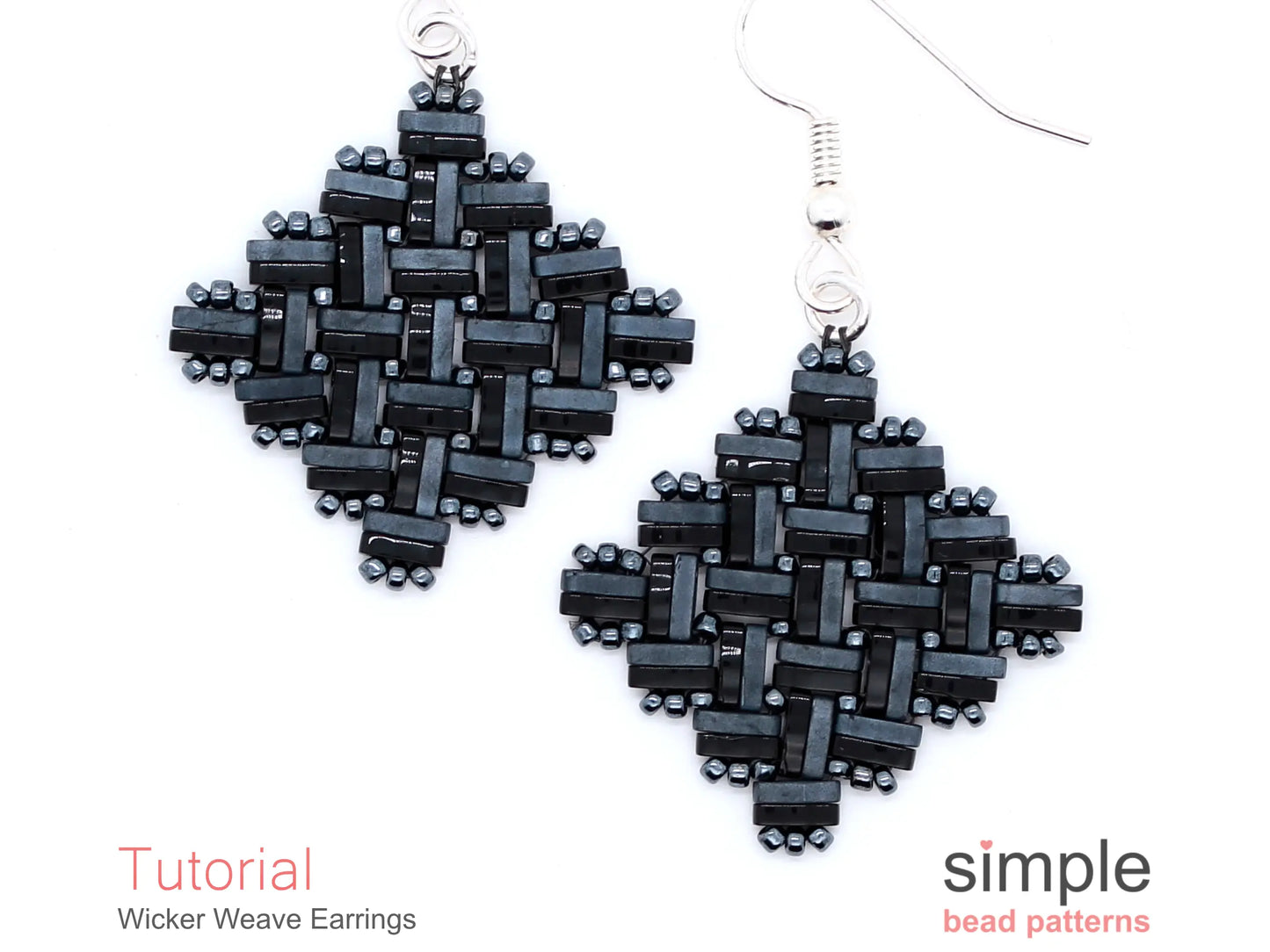 Wicker Weave Earrings Beading Pattern