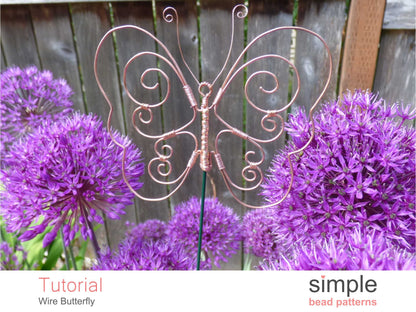 Wire Butterfly Décor Pattern