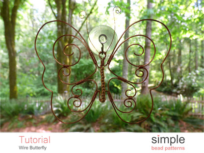 Wire Butterfly Décor Pattern