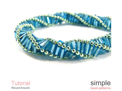 Wound Around Bracelet & Necklace Beading Pattern