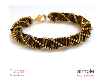 Wound Around Bracelet & Necklace Beading Pattern