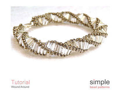 Wound Around Bracelet & Necklace Beading Pattern