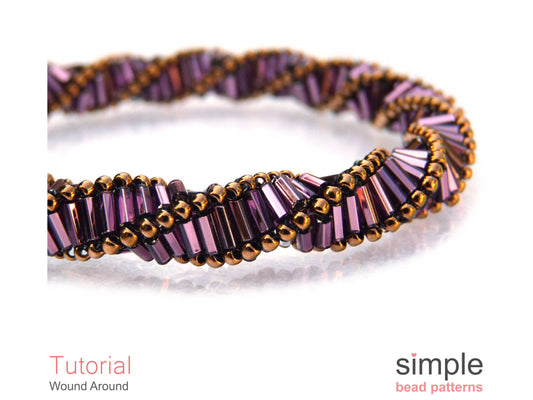 Wound Around Bracelet & Necklace Beading Pattern