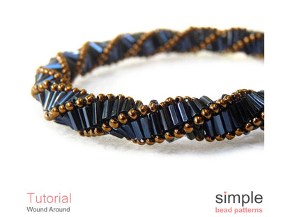 Wound Around Bracelet & Necklace Beading Pattern