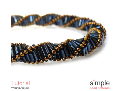 Wound Around Bracelet & Necklace Beading Pattern