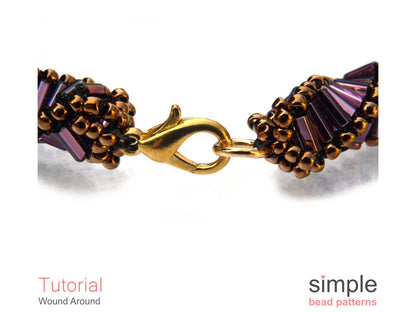 Wound Around Bracelet & Necklace Beading Pattern