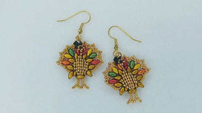 SuperDuo Turkey Earrings & Necklace Beading Pattern