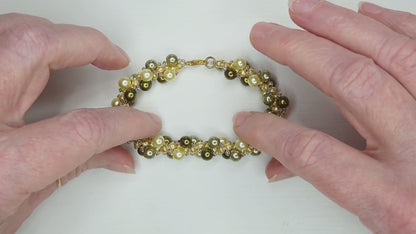 Spiraling Pearls Bracelet & Necklace Beading Pattern