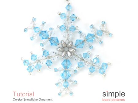 Crystal Snowflake Bead Pattern