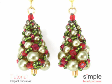 "Elegant Christmas" Russian Spiral Earrings & Necklace Pattern