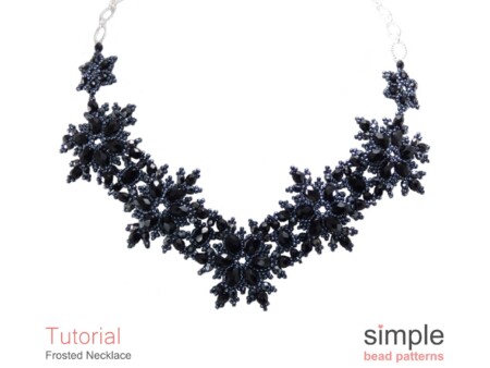 Beaded Snowflake Necklace Pattern