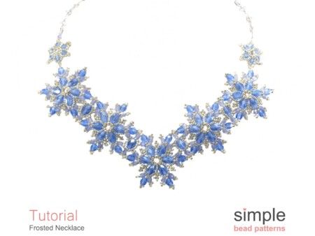 Beaded Snowflake Necklace Pattern