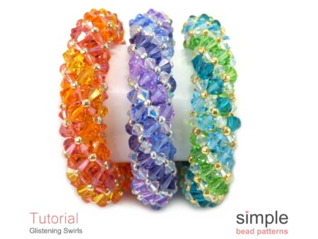 "Glistening Swirls" Russian Spiral Necklace / Bracelet Pattern