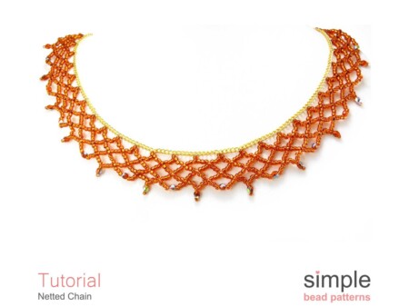 Chain and Seed Bead Netting Tutorial