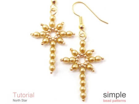 Beaded Star Necklace & Earrings Beading Pattern