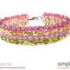 How to Make a Herringbone Bracelet with Large Beads