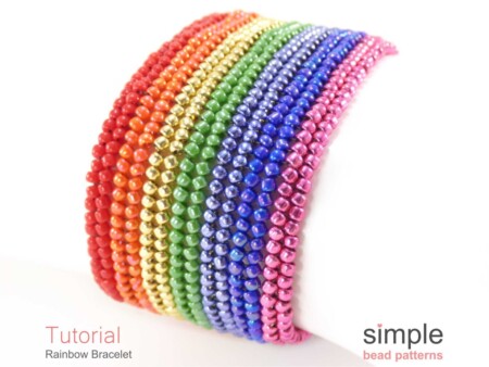 Beaded Rainbow Bracelet Pattern