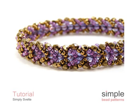 "Simply Svelte" Flat Spiral Bracelet Beading Pattern