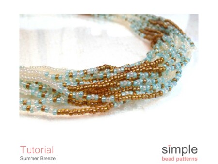 Multi-strand Necklace Tutorial with Beaded End Caps