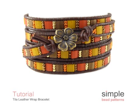 Tila Leather Wrap Bracelet DIY Tutorial