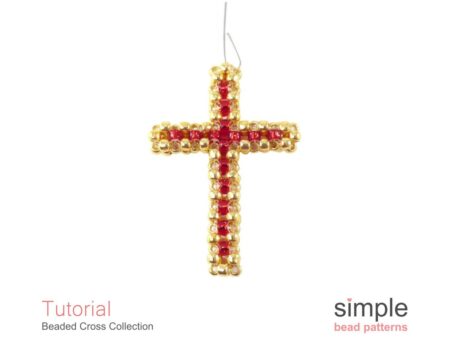Beaded Cross Necklace, Earrings, & Ornament Pattern