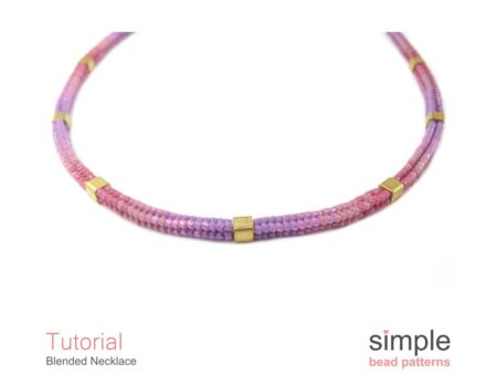 "Blended Necklace" Gradient Beaded Necklace Pattern