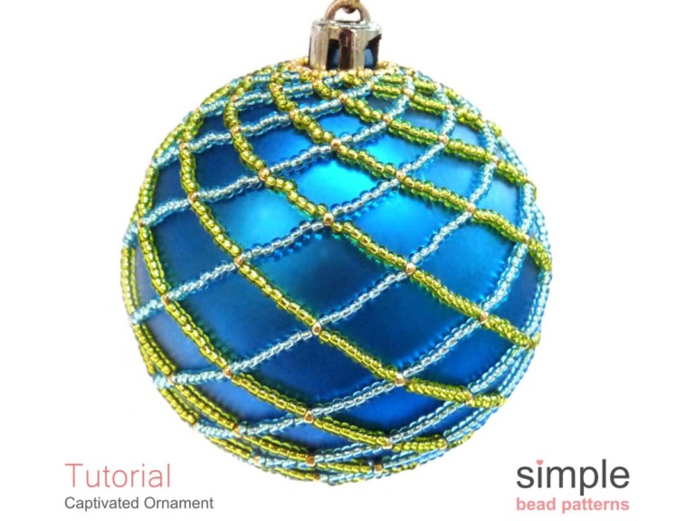 Beaded Ornament Cover Pattern Simple Bead Patterns