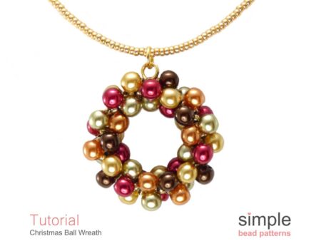 Pearl Wreath Earrings & Necklace Pattern