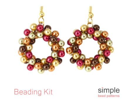 Pearl Wreath Earrings Kit