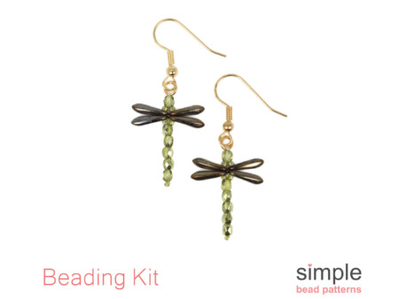 Beaded Dragonfly Earrings Kit
