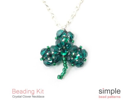 Beaded Clover Necklace Kit