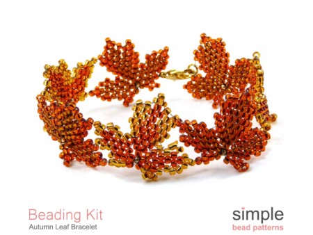 Beaded Leaf Bracelet Kit